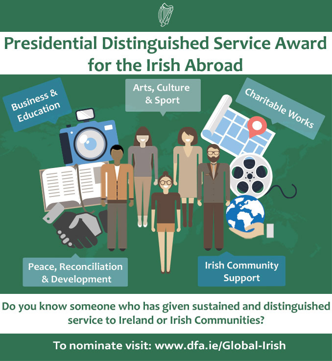 Presidential Awards for Irish Abroad