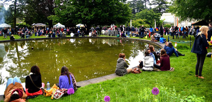 2014 Africa Day - pond, Farmleigh Estate, Dublin