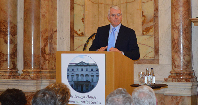 John Major speaking at 20th Anniversary of the Downing Street Declaration