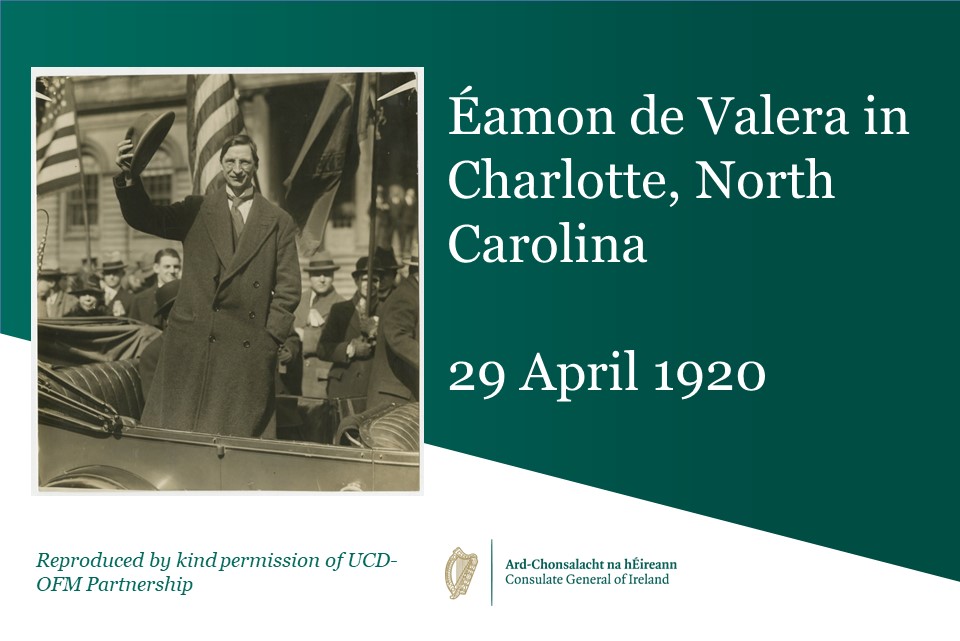 Éamon de Valera in Charlotte: The Cradle of American Sinn Féin