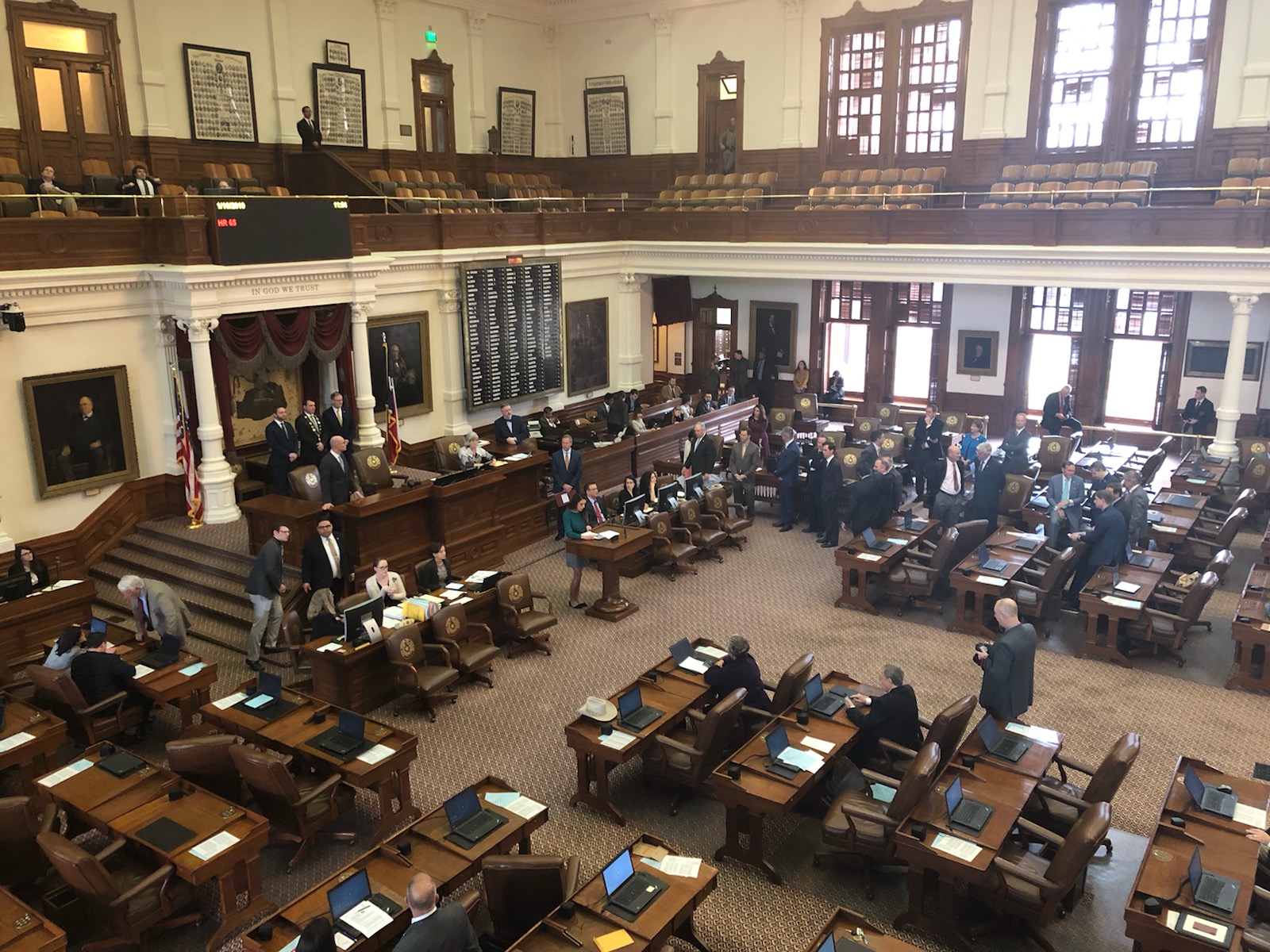 Texas House Representative Jim Murphy proposes a resolution to acknowledge the historic and economic links between Ireland and Texas on 16 January, 2019.